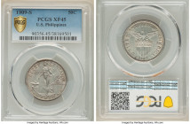 USA Administration 50 Centavos 1909-S XF45 PCGS, San Francisco mint, KM171. HID09801242017 © 2022 Heritage Auctions | All Rights Reserved