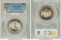 USA Administration "MacArthur" 50 Centavos 1947-S MS66 PCGS, San Francisco mint, KM184. One year type. HID09801242017 © 2022 Heritage Auctions | All R...