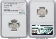Republic 1/2 Bolivar 1901 UNC Details (Cleaned) NGC, Paris mint, KM-Y21. HID09801242017 © 2022 Heritage Auctions | All Rights Reserved