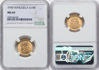 Republic gold 10 Bolivares 1930-(p) MS64 NGC, Philadelphia mint, KM-Y31. HID09801242017 © 2022 Heritage Auctions | All Rights Reserved