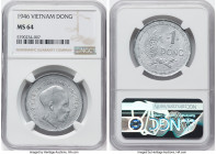 Democratic Republic Dong 1946 MS64 NGC, KM3. HID09801242017 © 2022 Heritage Auctions | All Rights Reserved