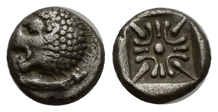 IONIA. Miletus. Ca. late 6th-5th centuries BC. AR 1/12 stater or obol (9mm, 1.00...