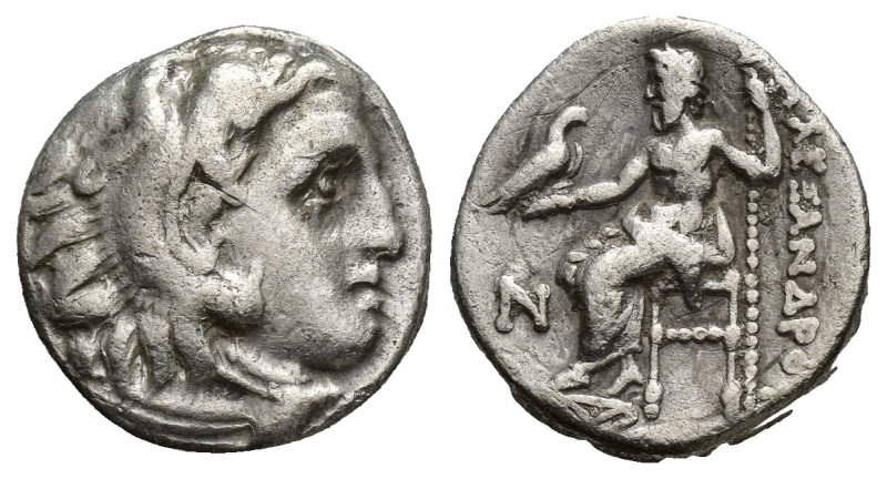Macedonian Kingdom. Alexander III the Great. 336-323 B.C. AR drachm (16mm, 3.95 ...