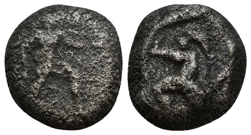 Pamphylia, Aspendos AR Stater. (17mm, 10.00 g) Circa 465-430 BC. Helmeted, nude ...