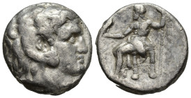 KINGS OF MACEDON. Alexander III 'the Great', 336-323 BC. Tetradrachm (23mm, 16.40 g), Head of Herakles to right, wearing lion's skin headdress. Rev. A...