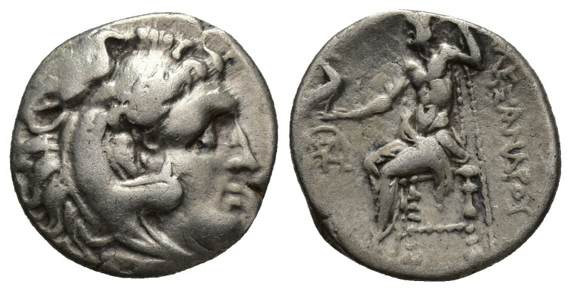 Karia, Mylasa(?) AR Drachm. (17mm, 4.14 g) Circa 300-280 BC. In the name and typ...