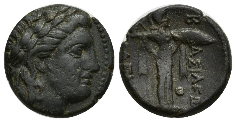 SELEUKID KINGS OF SYRIA, Seleukos I Nikator. (Circa 312-281 BC).Æ (18mm, 5.00 g)...