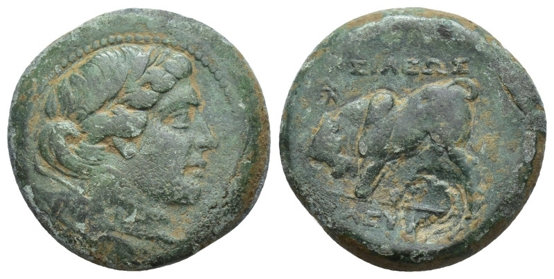 SELEUKID KINGS of SYRIA. Seleukos II Kallinikos. 246-225 BC. Æ (21mm, 7.50 g). M...