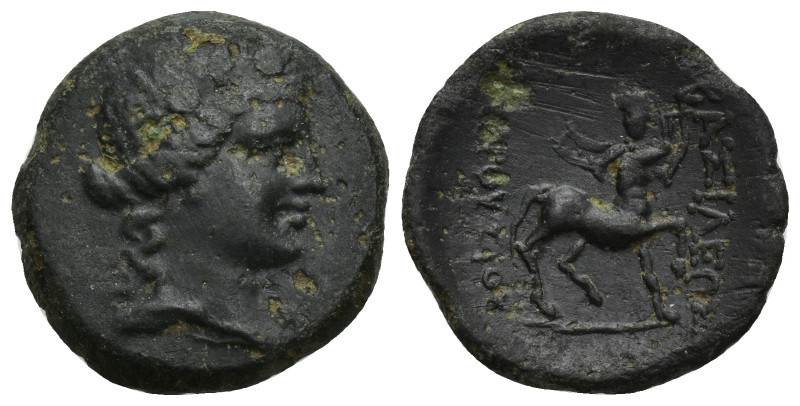 Kings of Bithynia. Nikomedeia. Prusias II Cynegos 182-149 BC. Bronze Æ (21mm, 4....