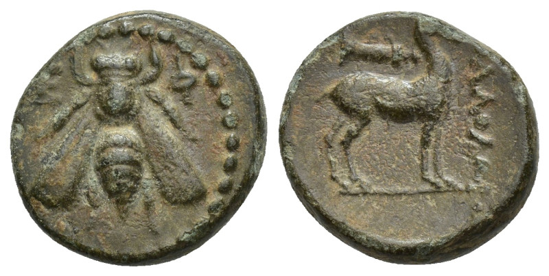 Ionia. Ephesos . ΑΠΟΛΛΟΔΩΡΟΣ (Apollodoros), magistrate circa 280-258 BC. Bronze ...