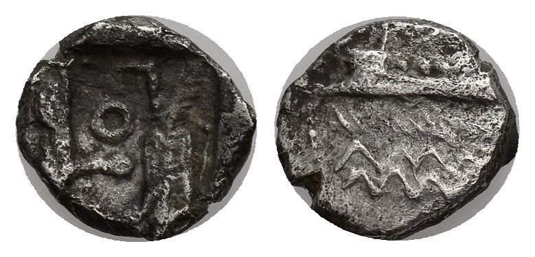 Phoenicia. Sidon. Time of Baalshallim II 401-366 BC. 1/16 Shekel AR (8mm, 0,86 g...