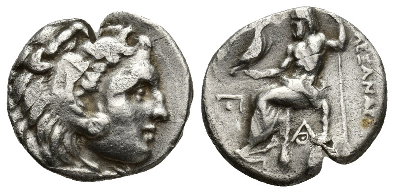 Kingdom of Macedon. Alexander III 'the Great' AR Drachm. (17mm, 4.12 g) Magnesia...