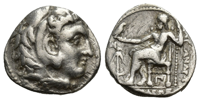 KINGS of SYRIA. Seleukos I Nikator. 312-280 BC. AR Drachm (15mm, 3.88 g). Bablyo...