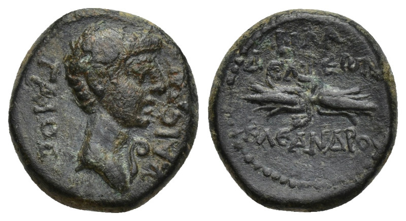 LYDIA. Philadelphia (as Neocaesarea). Caligula (37-41). Ae. (14mm, 2.99 g) Klean...