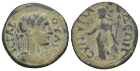 PHRYGIA, Synnada. Pseudo-autonomous issue. 2nd-3rd centuries AD. Æ (24mm, 7.79 g) ΙƐΡΑ ΒΟΥΛΗ; veiled and draped bust of Boule, r. / ϹΥΝΝΑΔƐΩΝ; Athena ...