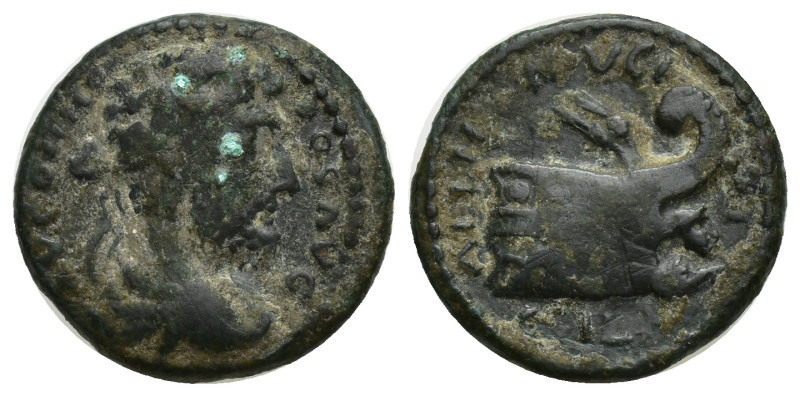 Thrace, Coela. Commodus, 180-192 AD. AE. (17mm, 3.74 g) Obv: AV COMMODOS A[VG]. ...