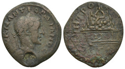 CAPPADOCIA. Caesarea. Gordian III (238-244). Ae. (26mm, 9.18 g) Dated RY 6 (242/3). Obv: AV K M ANT ΓOPΔIANOC. Laureate and draped bust right; c/m: un...