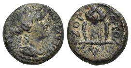 SYRIA, Seleucis and Pieria, Antioch. Pseudo-autonomous issue, time of Hadrian. Æ (14mm, 3.27 g). Dated Year 177 (128-/29 AD). [ΑΝΤΙΟΧΕⲰΝ ΜΗ], laureate...