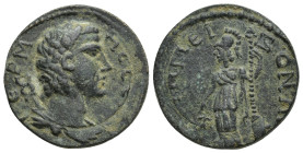 PISIDIA. Termessus Major. Pseudo autonomous (3rd century). Ae. (24mm, 10.00 g) Obv: TЄPMHCCЄΩN. Bareheaded and draped bust of Hermes right, with caduc...
