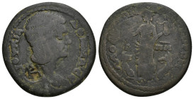 PHRYGIA. Laodicea. Julia Domna (Augusta, 193-217). Ae. (30mm, 13.00 g) Dated CY 88 (210/1). Obv: IOVΛIA ΔOMNA CЄ. Draped bust right; uncertain c/m to ...