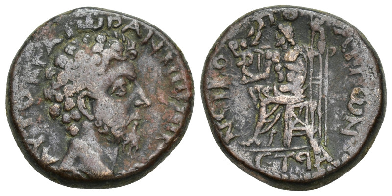 PONTOS, Nicopolis ad Lycum, Marcus Aurelius (161-180) AE (21mm, 10.00 g) Obv: ΑΥ...