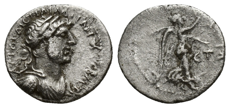 CAPPADOCIA. Caesarea. Hadrianus (117-138). Hemidrachm. (13mm, 1.30 g)Dated RY 4....