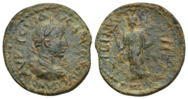 PISIDIA. Isinda Volusian AD 251-253. AE (24mm, 7.44 g) Obv: ΑΥ ΚƐ Γ ΟΥΙΔ ΟΥƐΛ ΟΥΟΛΟΥϹϹΑΝΟΙ; laureate, draped and cuirassed bust of Volusian right Reve...