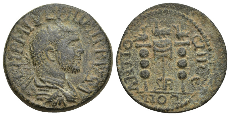 Pisidia, Antioch. Philip I. A.D. 244-249. AE 25 (24mm, 8.43 g). IMP M IVL PHILIP...