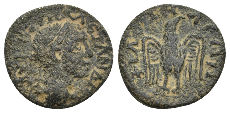 Phrygia, Philomelium. Severus Alexander. A.D. 222-235. AE (15mm, 1.86 g). AV K C...