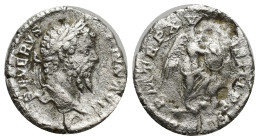 Septimius Severus AR Denarius. (18mm, 2.31 g) Rome, circa AD 210-211. SEVERVS PIVS AVG BRIT, laureate head right / VICTORIAE BRIT, Victory standing fa...