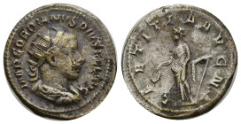 Gordian III, 238 - 244 AD Silver Antoninianus, Rome Mint, (23mm, 4.29 g) Obverse: IMP GORDIANVS PIVS FEL AVG, Radiate, draped and cuirassed bust of Go...