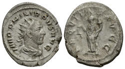 Philip I Arab AD 244-249. Rome Antoninianus AR (24mm, 3.83 g) IMP PHILIPPVS AVG, radiate, cuirassed and draped bust right / AEQVITAS AVGG, Aequitas st...