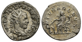 Philip I. Arabs (244-249 AD). AR Antoninianus (22mm, 3.57 g), Rome. Obv. IMP PHILIPPVS AVG, Radiate, draped and cuirassed bust ro right, seen from beh...