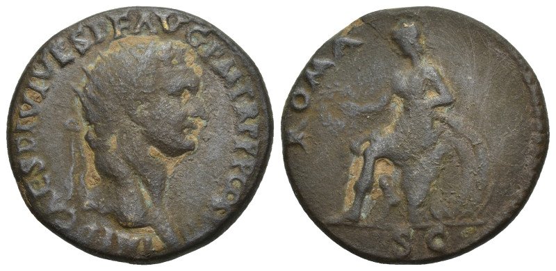 DOMITIAN, (A.D. 81-96), AE dupondius, uncertain mint in Thrace, issued A.D. 82, ...