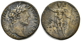 Antoninus Pius, 138 - 161 AD AE Sestertius, Rome Mint, (29mm, 25.69 g) Obverse: ANTONINVS AVG PIVS P P TR P, Laureate head of Antoninus right. Reverse...
