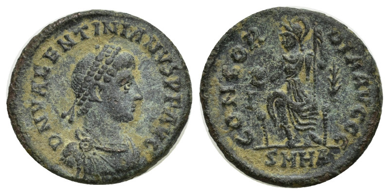 Valentinian II. A.D. 375-392. AE centenionalis (18mm, 2.52 g). Heraclea mint, St...