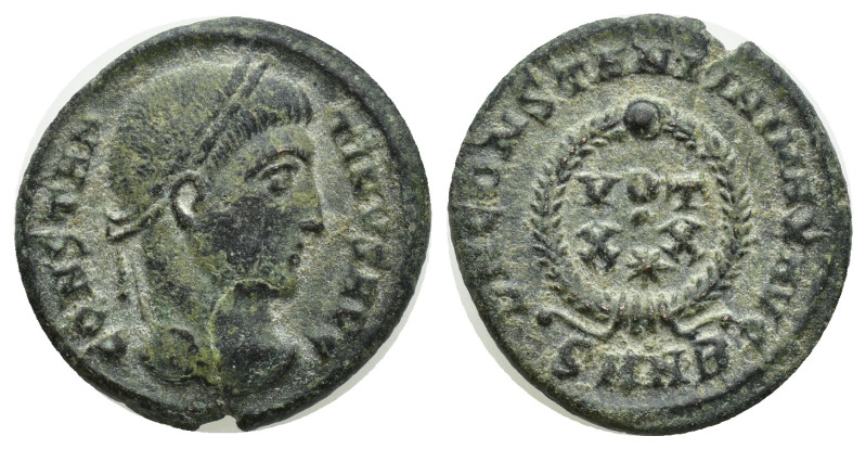 Constantine I AE Nummus, Heraclea Constantine I 'the Great' (306-337 AD). AE Num...