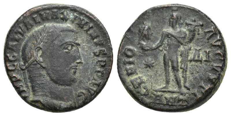 Maximinus Daia Antioch, 312 AD. Æ follis, (19mm, 5.00 g). IMP C GAL VAL MAXIMINV...