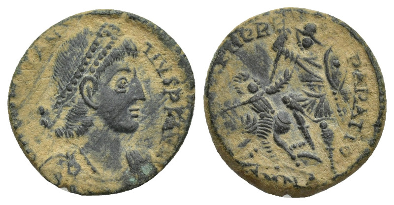 Constantius II. AD 337-361. Æ (16mm, 2.21 g). Nicomedia mint, 1st officina. Stru...