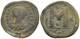 Anastasius I. 491-518. Æ Follis (33mm, 14.61 g). Nicomedia mint, 1st officina. Struck 512-517. Diademed, draped, and cuirassed bust right / Large M; c...