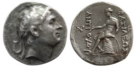 SELEUKID KINGS, Antiochus III, 222-187 BC. AR Tetradrachm
