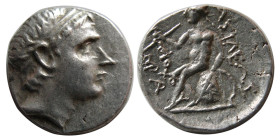 SELEUKID KINGS. Antiochus III, 222-187 BC. Silver Drachm