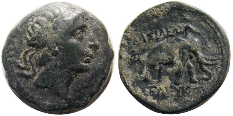 SELEUKID KINGS. Antiochus III, 222-187 BC. Æ (6.17 gm; 18 mm). Ekbatana mint. St...