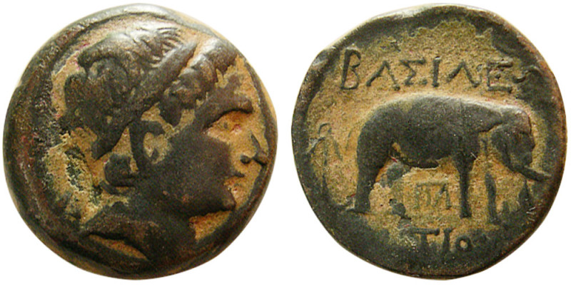 SELEUKID KINGS, Antiochus III Megas, 222-187 BC. Æ (8.05 gm; 19 mm). Uncertain m...