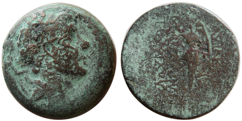 SELEUKID KINGS. Timarchos. Usurper, 164-161 BC. Æ (32.60 gm; 33 mm). Ekbatana mi...