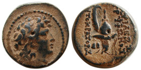 SELEUKID KINGS, Diodotos Tryphon. 142-138 BC. Æ.
