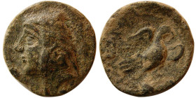 KINGS of PARTHIA. Arsaces II. 211-185 BC. Æ. Mithradatkart. Very Rare.