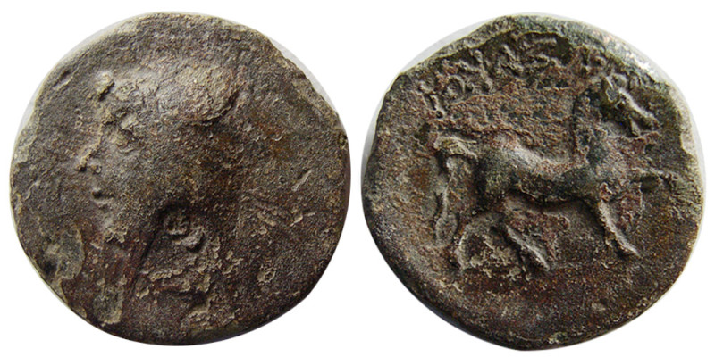 KINGS of PARTHIA. Phriapatius. Ca. 185-179 BC. Æ chalkous (3.27 gm; 18 mm). Mith...