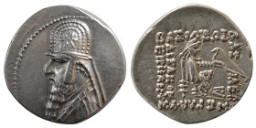 KINGS of PARTHIA. Mithradates II (121-91 BC). AR Drachm.