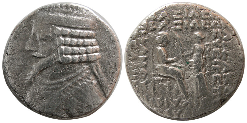 KINGS of PARTHIA. Phraates IV (38/7-2 BC). BI Tetradrachm (12.51 gm; 26 mm). Sel...